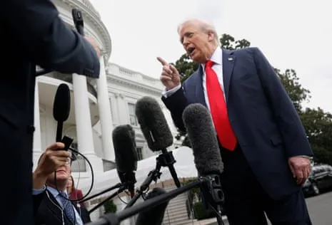 Ex-President Trump Engages Down Under Reporter, Confirms Discussion with PM Albanese